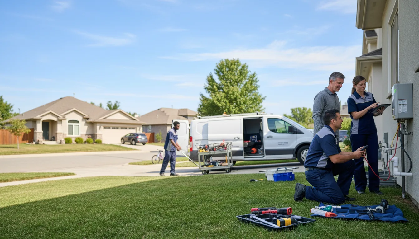 Tankless water heater service in Thedford, NE